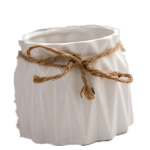 Vase en céramique blanc, diamètre du bas 10 cm, hauteur 100-200 cm, décoration de mariage - Product Image 5