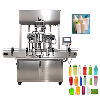 Machine de remplissage automatique linéaire pour savon liquide, shampoing, cosmétiques