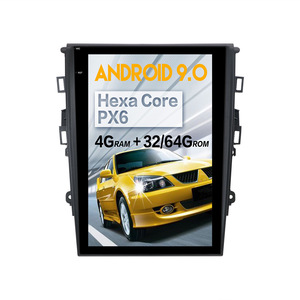 Android 11 Cho Ford Mondeo Fusion MK5 Tesla Màn Hình Cảm Ứng Lớn Dọc Theo Phong Cách Máy Phát Đa Phương Tiện 128G Cho Xe Hơi Thiết Bị Đầu Âm Thanh DVD GPS - Product Image 2