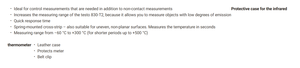 Kit Thermomètre Infrarouge Sans Contact Testo 830-T2, Pistolet de Mesure de Température Portable - Product Image 4