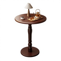 Table basse traditionnelle en bois massif, étagère d'angle pour salon, table de chevet pour chambre à coucher, mobilier de loisirs pour la maison