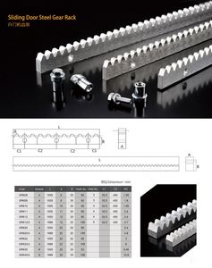 Engranaje Estándar de Acero C45 M4 M6 con Dientes Procesados por Tallado y Endurecidos, de Guangdong, para Puertas Correderas, Venta al por Mayor - Product Image 1