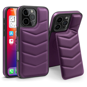 Funda magnética tipo cartera con soporte invisible y ranuras para tarjetas, con forro de plumón, para S24 S24ULTRA - Product Image 2