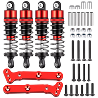 Kit d'amortisseurs à huile en aluminium pour voiture RC, remplacement 58354 pour Tamiya the Frog 2WD Off-Road Buggy 1/10, amortisseurs avant et arrière