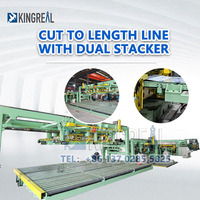 Coupe de haute précision à la ligne de longueur Bobine métallique en acier inoxydable de 1500 mm coupée à la ligne de suppression de longueur avec empileur automatique