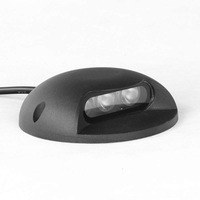 Lampes de jardin à LED IP65, éclairage de terrasse à LED, éclairage de terrasse à LED 3500K DC24V, angle de faisceau de 30° pour jardin, patio, escalier, terrasse, alimentation CC