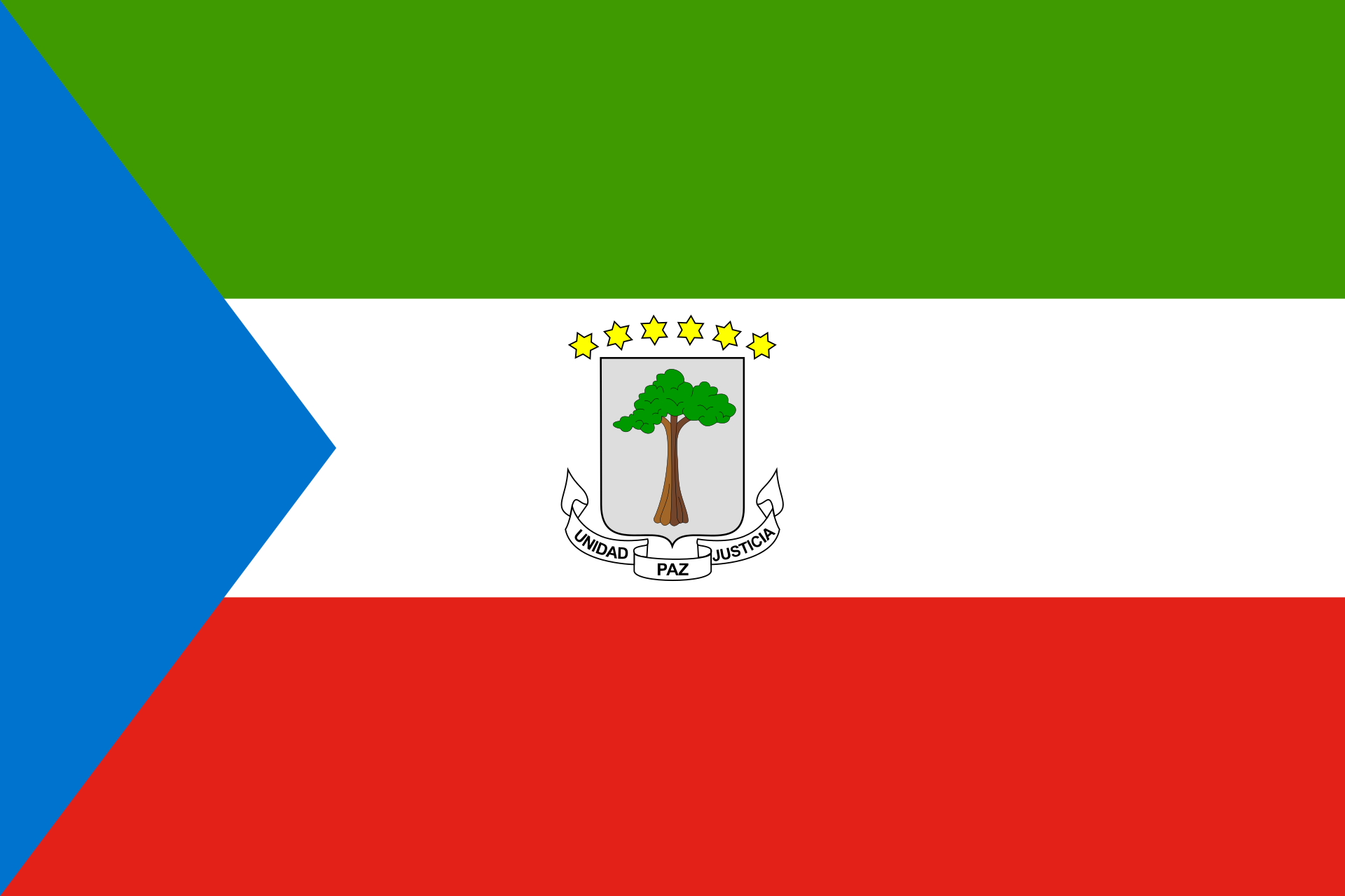 Drapeau guinée équatoriale