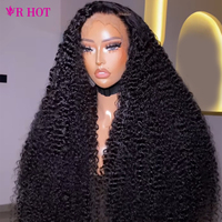Perruques en cheveux humains bouclés birmans à 250 % de densité, perruque frontale HD 13x4 13x6 en dentelle complète, perruques en cheveux humains bouclés profonds à 100 % avec dentelle frontale
