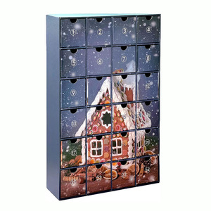 <span class=keywords><strong>Calendrier</strong></span> de l'Avent 24 boîtes vides en carton pour l'emballage des cadeaux de Noël - Product Image 4