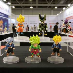 6 pièces/ensemble Nouveaux modèles de figurines d'action <span class=keywords><strong>Dragon</strong></span> Ball Anime en PVC Vegeta Majin Goku Figurines d'action Anime - Product Image 1