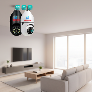 YI <span class=keywords><strong>IOT</strong></span> E27 Fabrik-Glühbirne 360-Grad-Schwenk-Neige CMOS-Sensor <span class=keywords><strong>2</strong></span>,4G 5G Nachtsicht 1080P 2MP Kabellose WLAN-Sicherheitskamera für Zuhause - Product Image 4