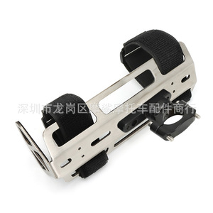 Soporte para vasos de gran capacidad para motocicleta, bicicleta eléctrica, con cierre de Velcro, soporte de montaje a prueba de caídas - Product Image 4