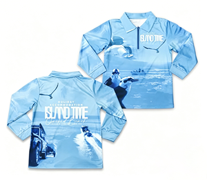 Vêtements de pêche personnalisés avec logo par sublimation, vêtements de pêche en plein air, chemise de protection UV - Product Image 1