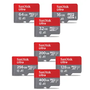 100% Original Authentic Wholesale Sandisk 32gb 64gb 128gb 256gb Flash tf card ultra Class 10 A1 san disk memory card