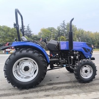 50 PS 4WD Mini-Traktor mit ROPS-Überrollschutzrahmen, Kompaktes Design für Kleinbauernhöfe, Rasen- und Gartenpflege