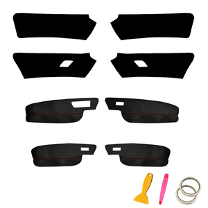 Volkswagen Golf 7 <b>Door</b> <b>Trim</b> Kits Leather 8Pcs 2014 2020 Interior Decoration Panel Cover - Product Image 5