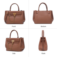 Mini sac à bandoulière de luxe de créateur Sac à main en cuir artificiel de style vintage pour femmes Sac à main en toile avec doublure zippée Petit sac à bandoulière épais de marque
