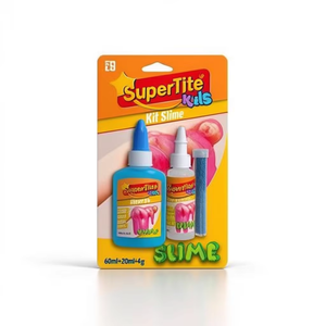 Kit Slime per Bambini 60ml+20ml+4g per Bambini 8-13 Anni Unisex, Prodotto in Spagna - Product Image 1