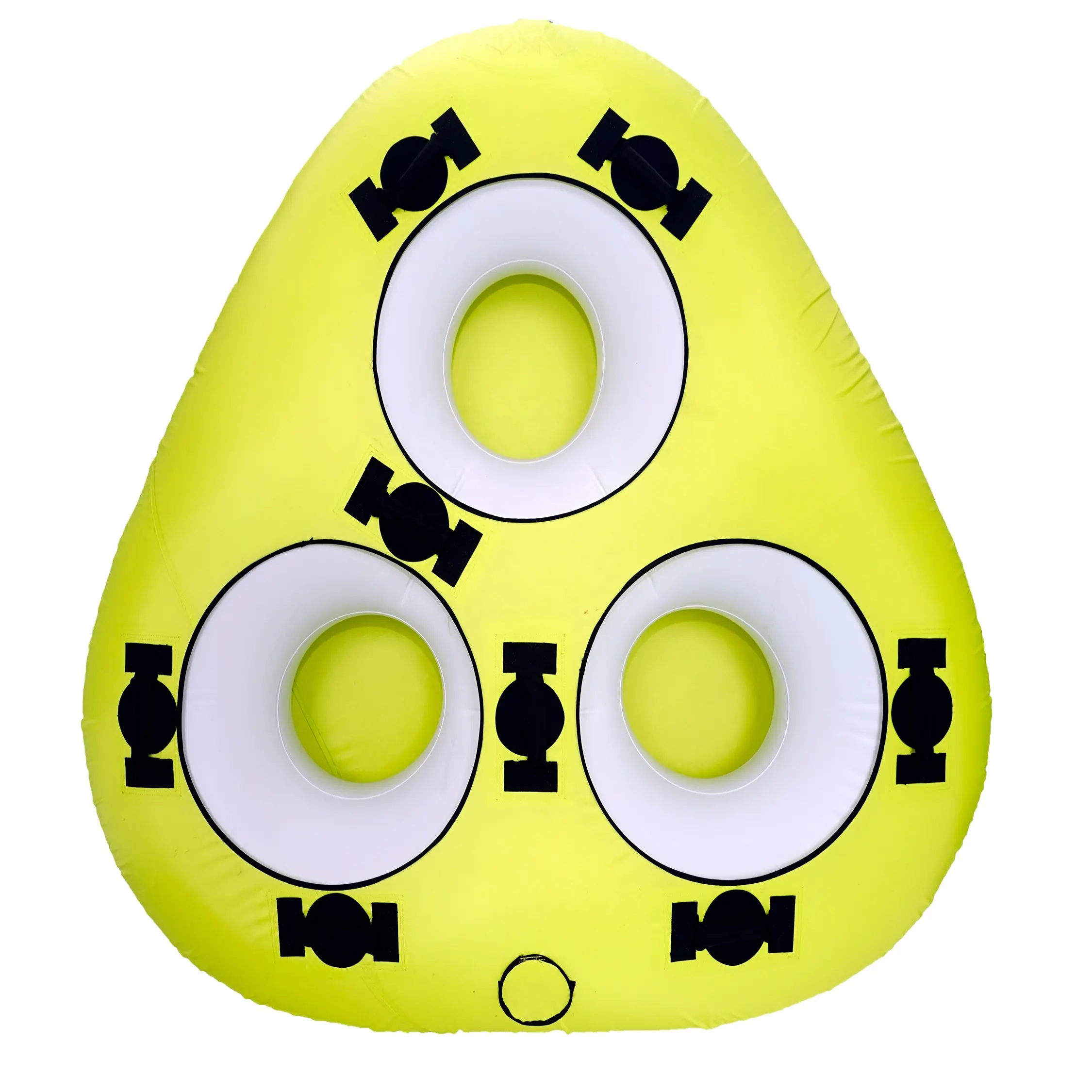 Tube gonflable en PVC étanche de Style moderne pour adulte, résistant, de couleur jaune, extensible et Durable, avec couvercle en Nylon