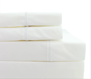 Set di lenzuola e federa con ricamo in cotone 100% Percale singolo 200TC - Product Image 4