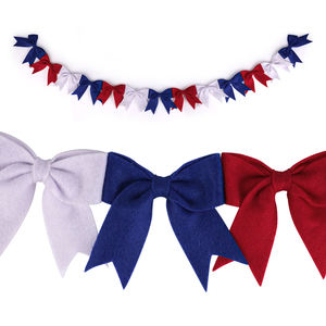 Lazo de Fieltro de 10 cm Personalizable en Colores del Arcoíris, Pancarta de Cumpleaños para Bodas, Aniversarios, Decoración de Exteriores y Festividades - Product Image 3