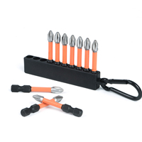 Nesen – Lot de 10 embouts de tournevis magnétiques portables Phillips, précis, tranchants, lisses et durables pour le serrage de meubles et de matériel électrique
