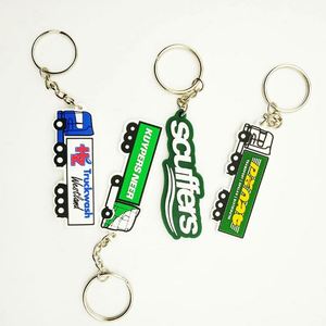 Rubber Own Design Keyring Custom 2d Rubber with logo Promotional Gift Custom 2d/3D Make Pvc Keychain for Promotion Gifts - Product Image 3