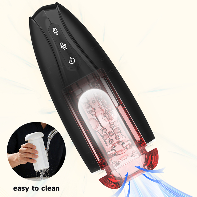9 Moes Vibrating 5 Frequency Sucking Automatic Male Masturbator Masturbation Cup Sex Toy for Men