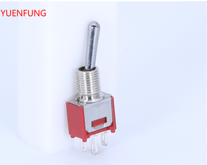 Interruptor de Palanca YF ST-0-103-A01-T000-RS de 3 Posiciones (Encendido-Apagado-Encendido) con Terminación de 3 Pines para Soldadura - Product Image 3