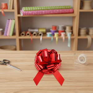 โบว์ทรงกลมริบบิ้นขนาด16 ",18", 23 "30" นิ้วสำหรับใส่ในรถตะกร้าโบว์ใหญ่ - Product Image 1