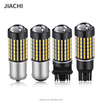 JiaChi usine 1156 1157 3157 7443 Switchback Led ampoule Auto voiture partie 12v 24v ambre blanc Anti Flash feu stop lampe 120SMD puce