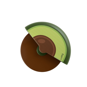 Coupe-pizza à l'avocat avec manche vert pour une découpe et un service faciles - Product Image 1