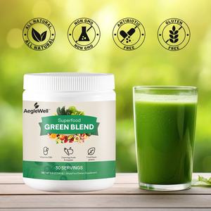 Aeglwell Private Label bio Super verde in polvere multivitaminico supporto integratore immunitario verde Superfoods miscela per adulti - Product Image 4