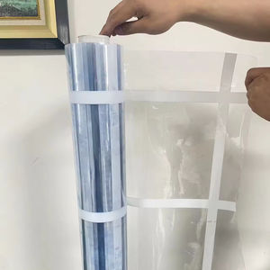 Couverture de bâche transparente Bâche imperméable Rouleau de PVC transparent <span class=keywords><strong>Film</strong></span> transparent en PVC pour auvent de rideau extérieur - Product Image 1