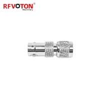 Fabricante de Conectores RF de Latón Macizo, Adaptador de Conector Hembra BNC a Conector Macho Mini UHF PL259