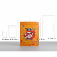 Sachet Doypack Personnalisé avec Logo, Fenêtre Mate et Fermeture Zip, en Plastique Refermable pour Emballage de Café, Chocolat, Snacks et Aliments