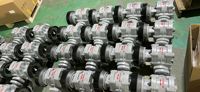 Pengukur aliran cairan Digital, alat pengukur aliran minyak bumi pekerjaan berat Oval Gear
