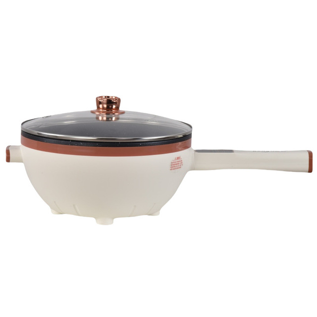 Multifunction Electric Cooker 3/4/5L 1200W 5 Temp Control Non-Stick Coating Anti Dry Detachable Plug Even Heating Home Dorm Use