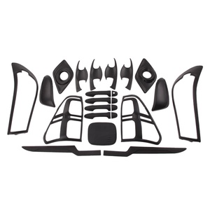 Accesorios Exteriores Negros Mate para Carrocería de Automóvil, Kit de Carrocería de Alta Calidad en ABS Cromado para 2015, Precio de Fábrica - Product Image 1