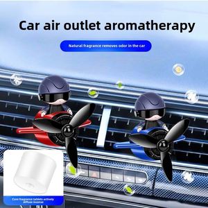 Nouveau diffuseur de parfum Force Vent pour l'intérieur de l'avion, ventilateur créatif pour la sortie d'air de la voiture, rafraîchisseur d'air pour la décoration - Product Image 2