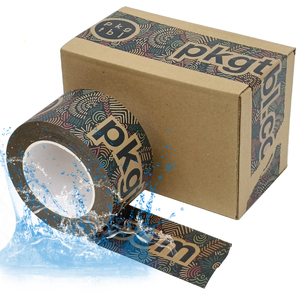 Không thấm nước có thể ghi sinh thái thân thiện biểu tượng tùy chỉnh in tự dính giấy đóng gói Băng Kraft băng để đóng gói - Product Image 2