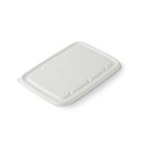 Boîte à lunch biodégradable et étanche en bagasse blanche, jetable, à 4/5/6 compartiments, récupérable, pour emporter