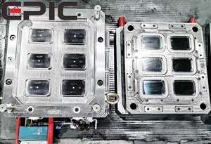 Tek Kullanımlık Öğle Yemeği Kutuları için Yüksek Hızlı Plastik Enjeksiyon Kalıplama İnce Duvarlı Gıda Kapları Kalıpları - Product Image 5