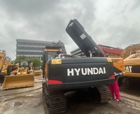 Excavatrice sur chenilles Hyundai 225LC-9S d'occasion, modèle coréen d'origine Robex 225LC-9S, pour travaux de terrassement 225
