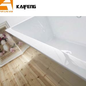 <span class=keywords><strong>Baignoire</strong></span> autoportante en <span class=keywords><strong>acrylique</strong></span> pour salle de bain adulte CUPC KF-719KC, design simple blanc, <span class=keywords><strong>baignoire</strong></span> pour hôtel, tablier droit contemporain - Product Image 5