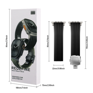 Bracelet en silicone style grenade sportif, adaptateur de tête en acier inoxydable durable pour Apple Watch Ultra toutes séries - Product Image 3