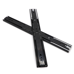 Màu đen ngăn kéo trượt đồ nội thất đường sắt cho phòng ngủ ngăn kéo kênh trượt Kính thiên văn nhà bếp phòng khách & nhà văn phòng nhà bếp trượt - Product Image 2