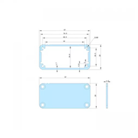Boîtier en aluminium pour usinage CNC Boîtier d'instrument électronique Boîte de jonction Boîtier PCB