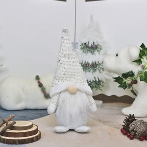 Usine de haute qualité fait à la main suédoise Tomte <span class=keywords><strong>scandinave</strong></span> père noël <span class=keywords><strong>elfe</strong></span> ornements sans visage Rudolph poupée gnome de noël pour la maison - Product Image 3