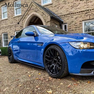 Pour BMW Série 3 E92/E93, jupes latérales style V en fibre de carbone véritable, ailes latérales 2007-2013 - Product Image 6